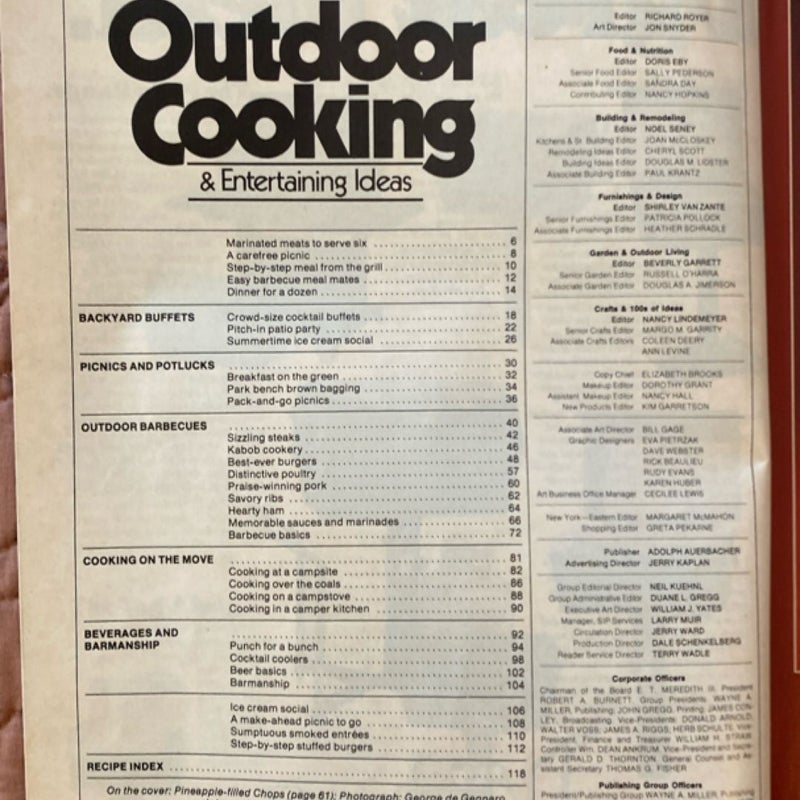 Outdoor Cooking & Entertainment
