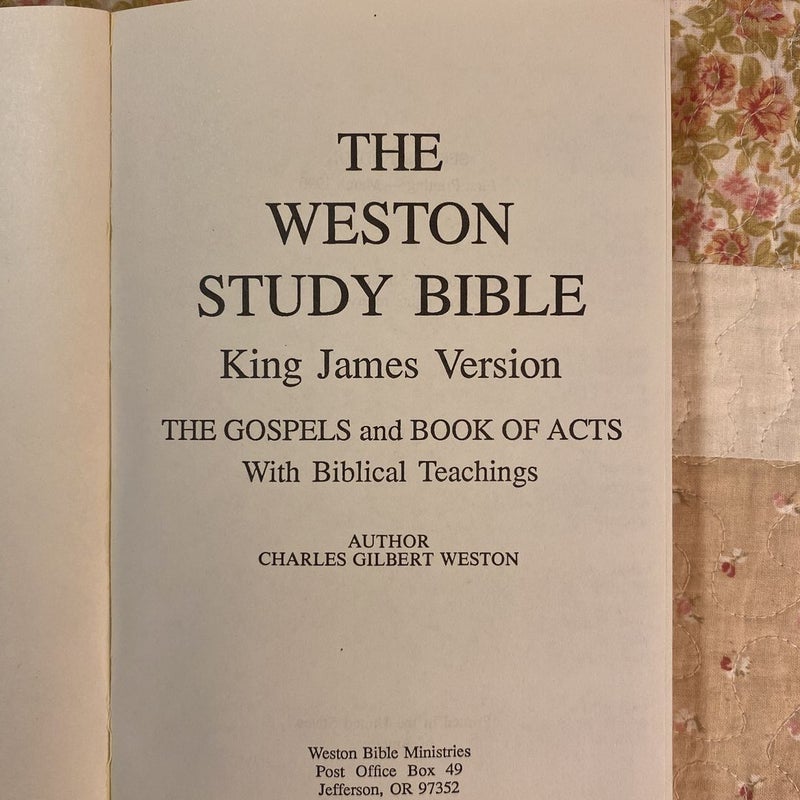 The Weston Study Bible