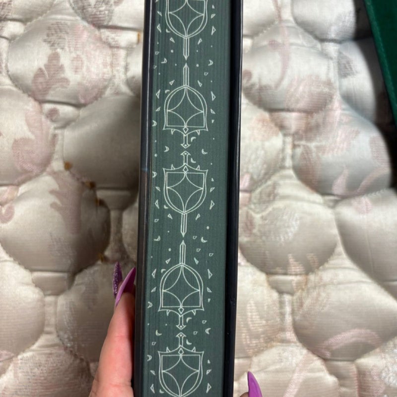 Bookish box special edition of Court by Tracy Wolf missprint edition