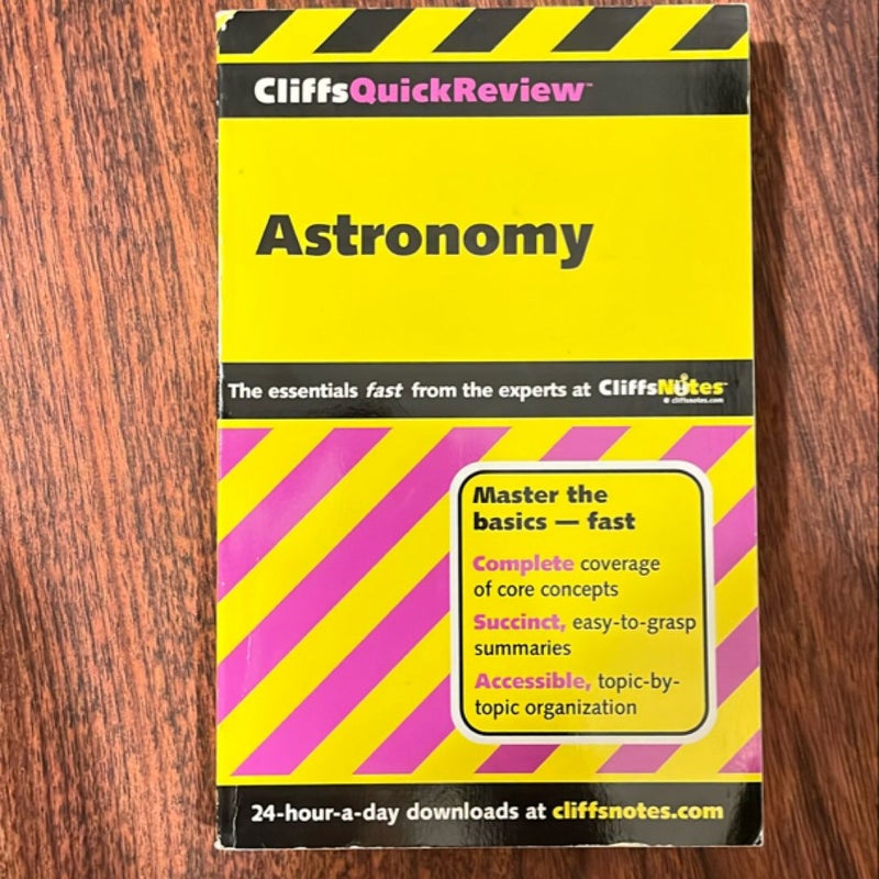 CliffsQuickReview Astronomy