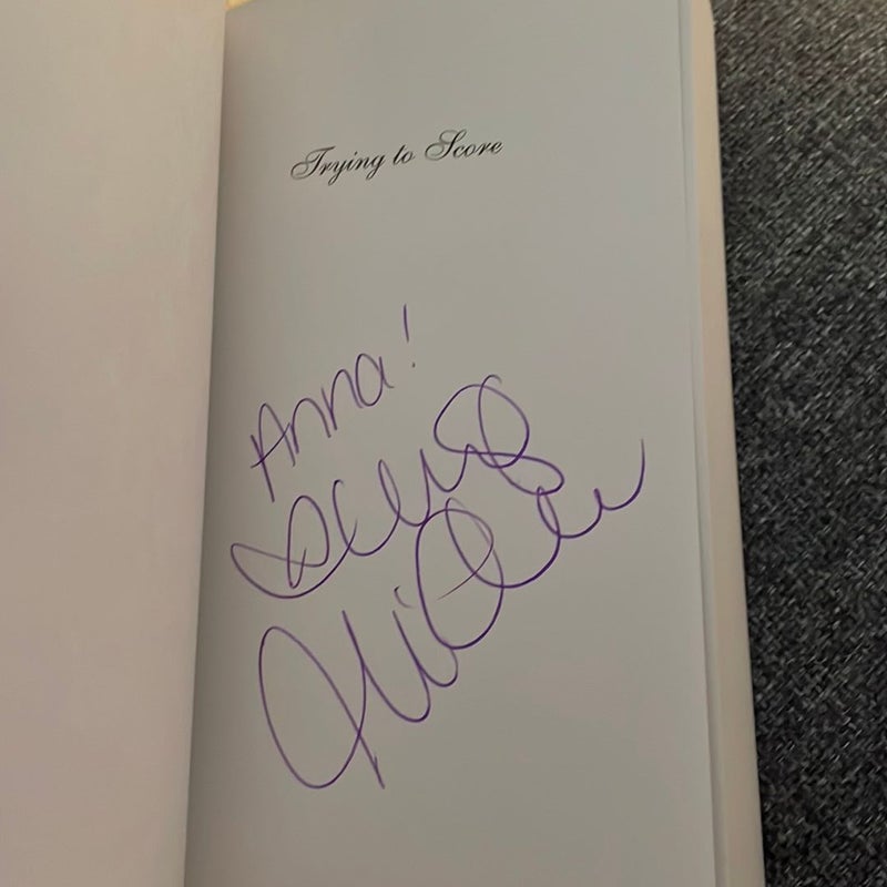 Trying to Score (signed by the author)