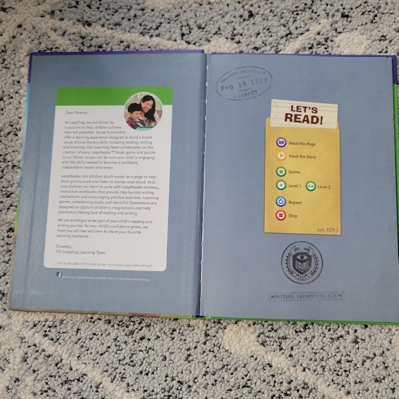 Leap Frog LeapReader Disney Pixar Momsters University 