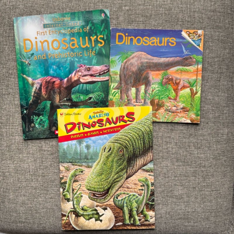 Dinosaur 3 Book Bundle 