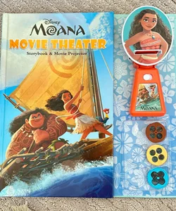 Disney Moana: Movie Theater Storybook and Movie Projector