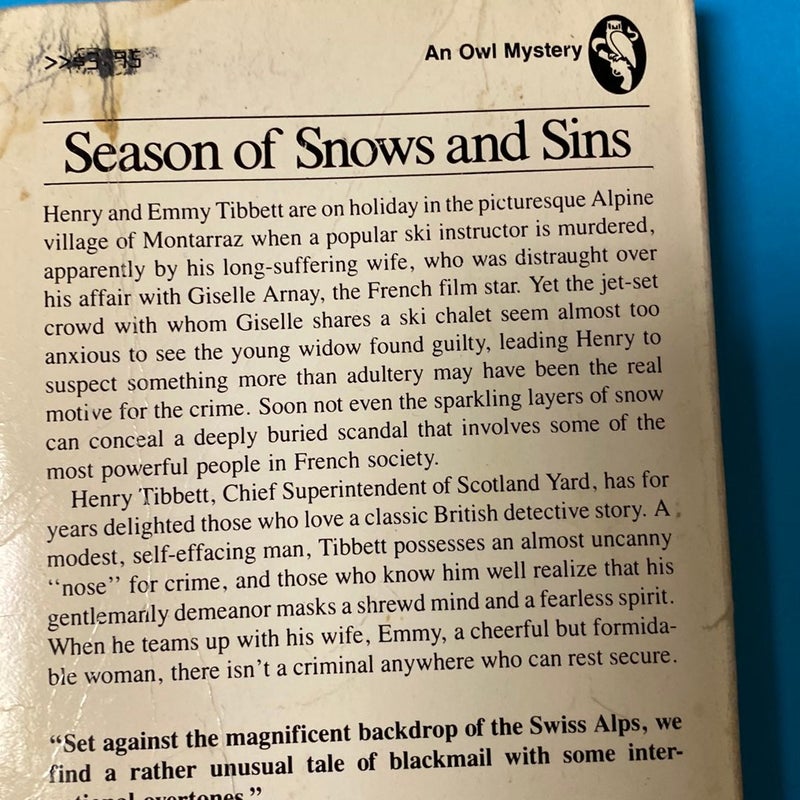 Season of Snows and Sins