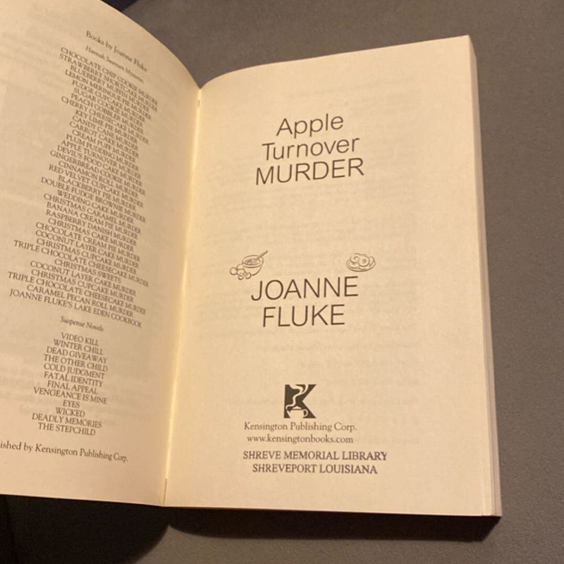 Apple Turnover Murder