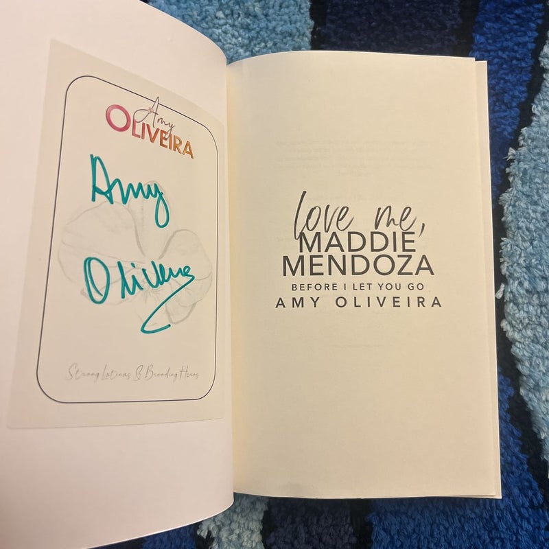 Love Me, Maddie Mendoza (Signed Bookplate)