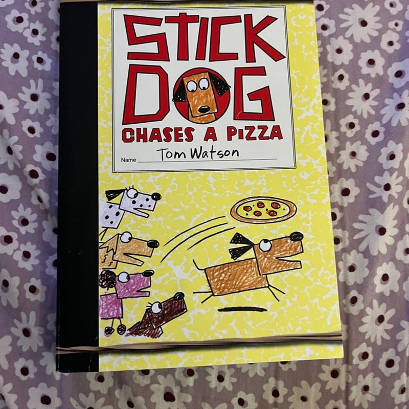 Stick Dog Chases A Pizza 