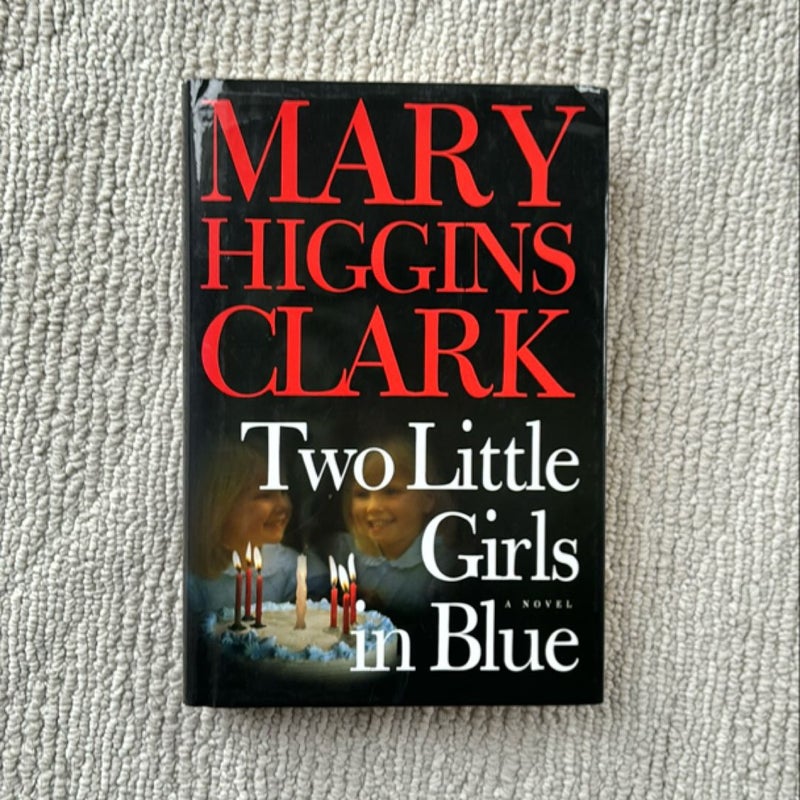 Two Little Girls in Blue