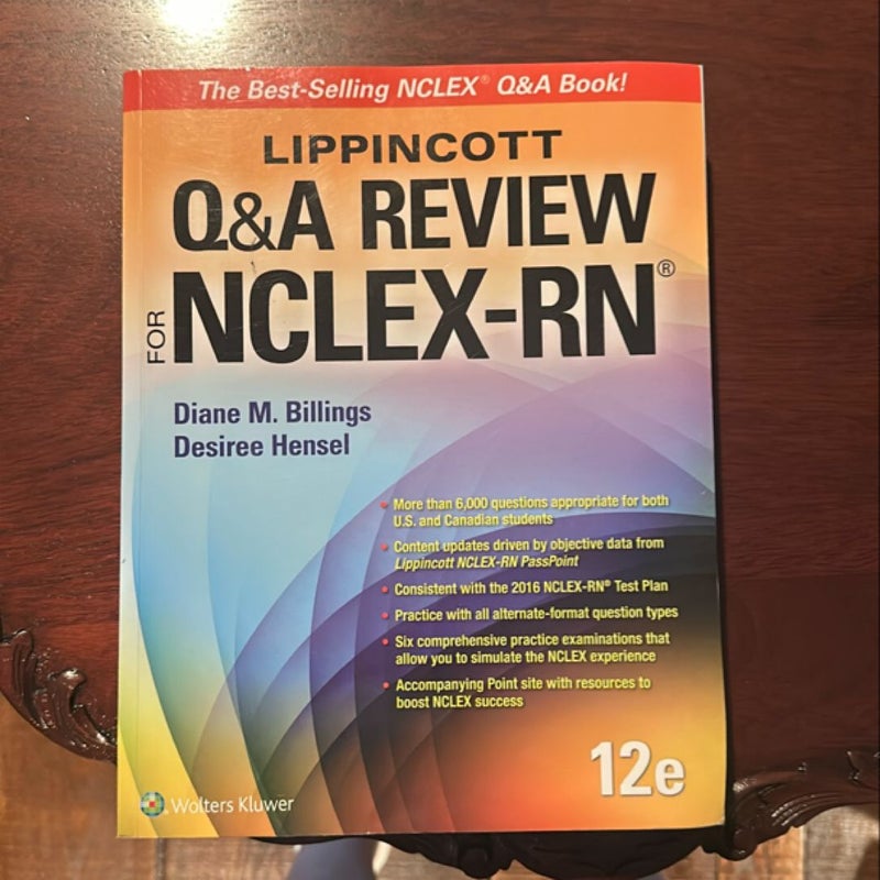 Lippincott Q&a Review for NCLEX-RN