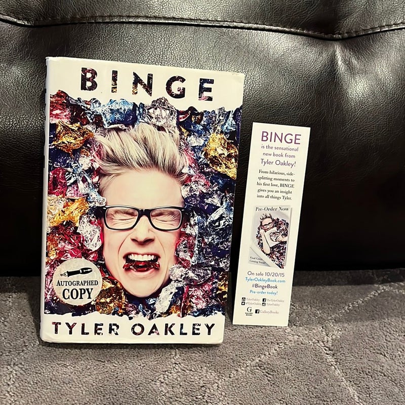 Binge *Signed Copy & Matching Bookmark included*