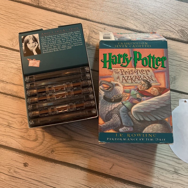 Cassette tape set of Harry Potter, and the prisoner of Azkaban