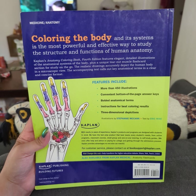 Kaplan Anatomy Coloring Book