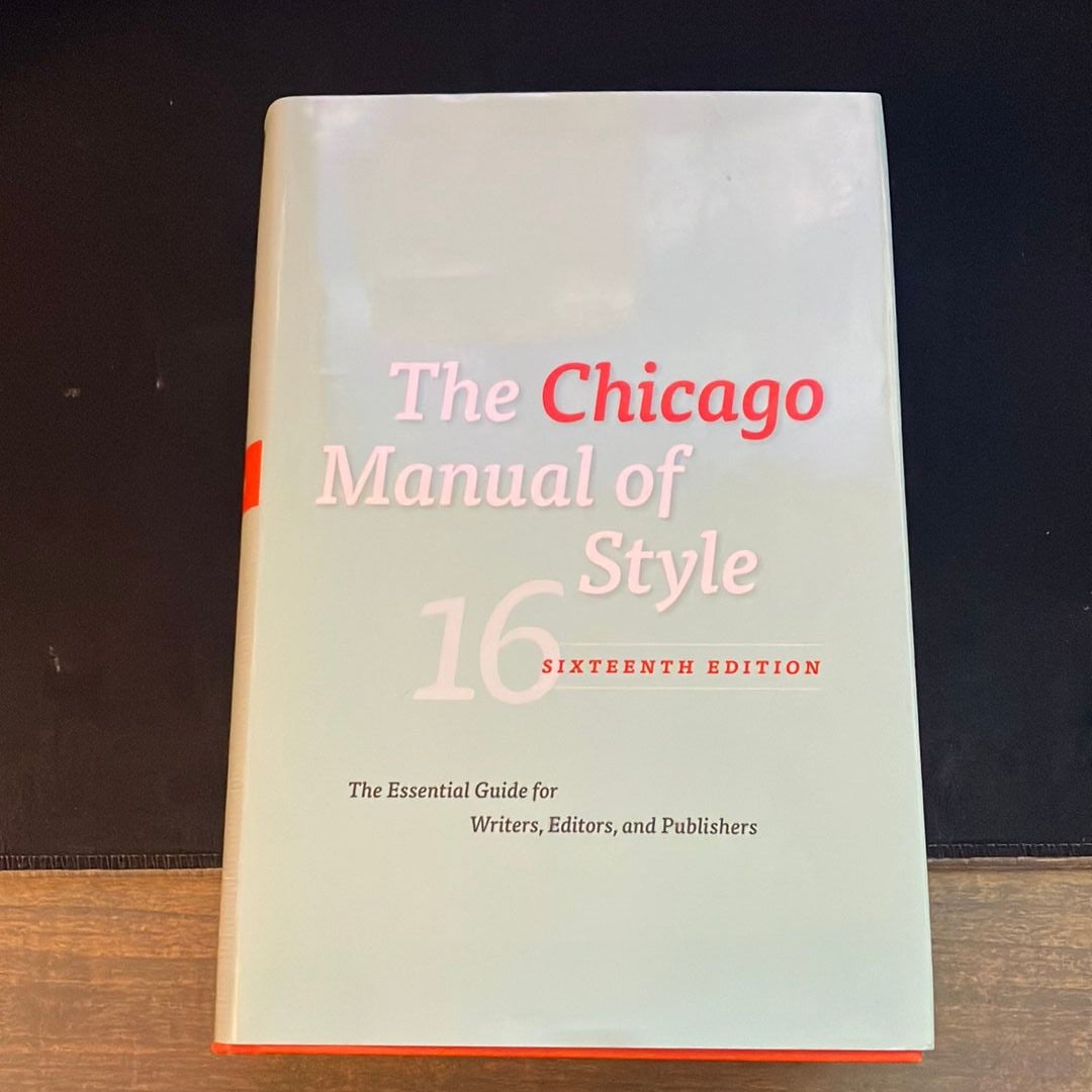 The Chicago Manual of Style