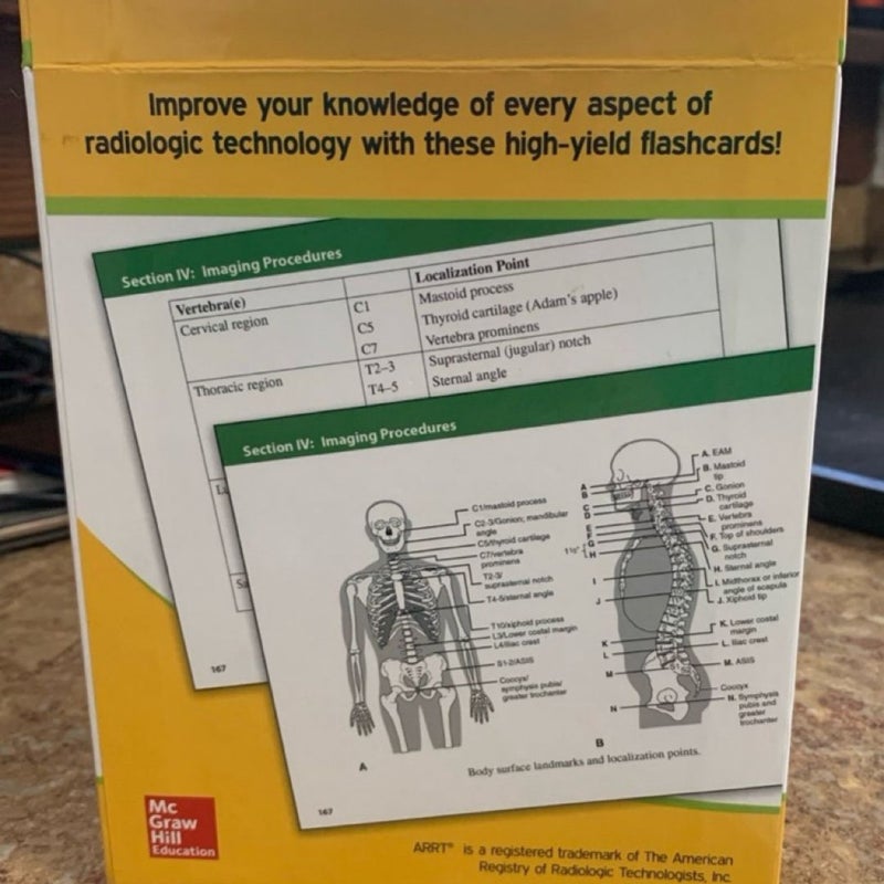 LANGE Radiography Review Flashcards