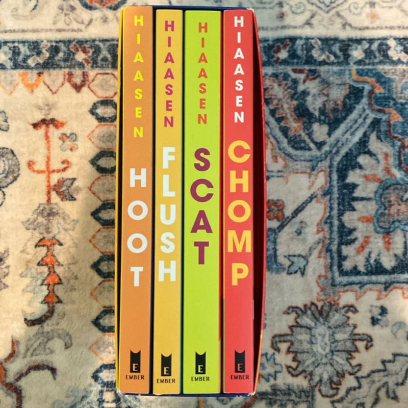 Hiaasen 4-Book Trade Paperback Box Set