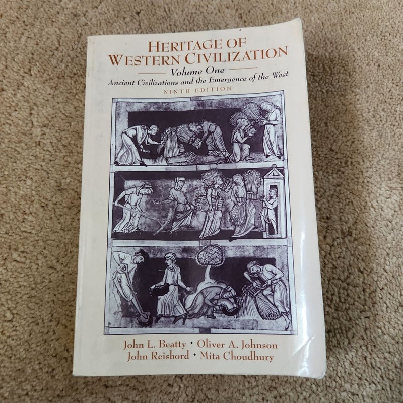 Heritage of Western Civilization Volume 1