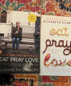 Lot Of 2 Eat Pray Love And Eat, Eat Pray Love Movie Tie-In VG