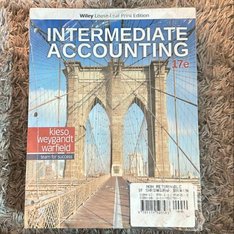 Intermediate Accounting 17e