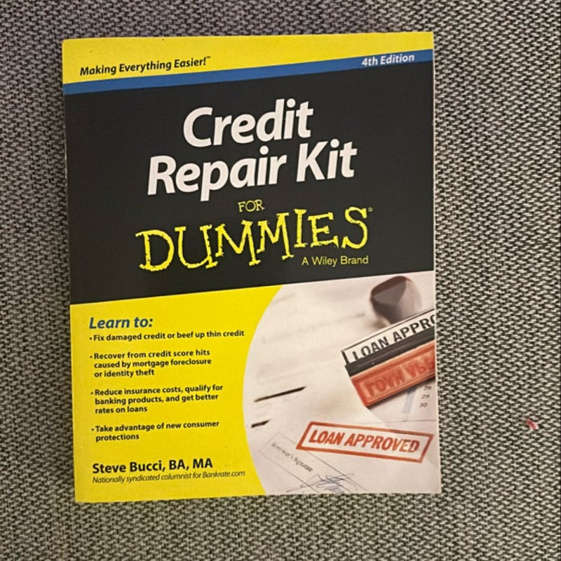 Credit Repair Kit for Dummies