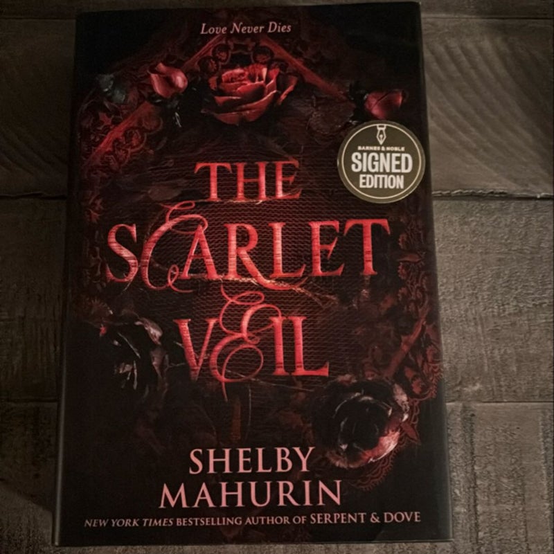 The Scarlet Veil signed 