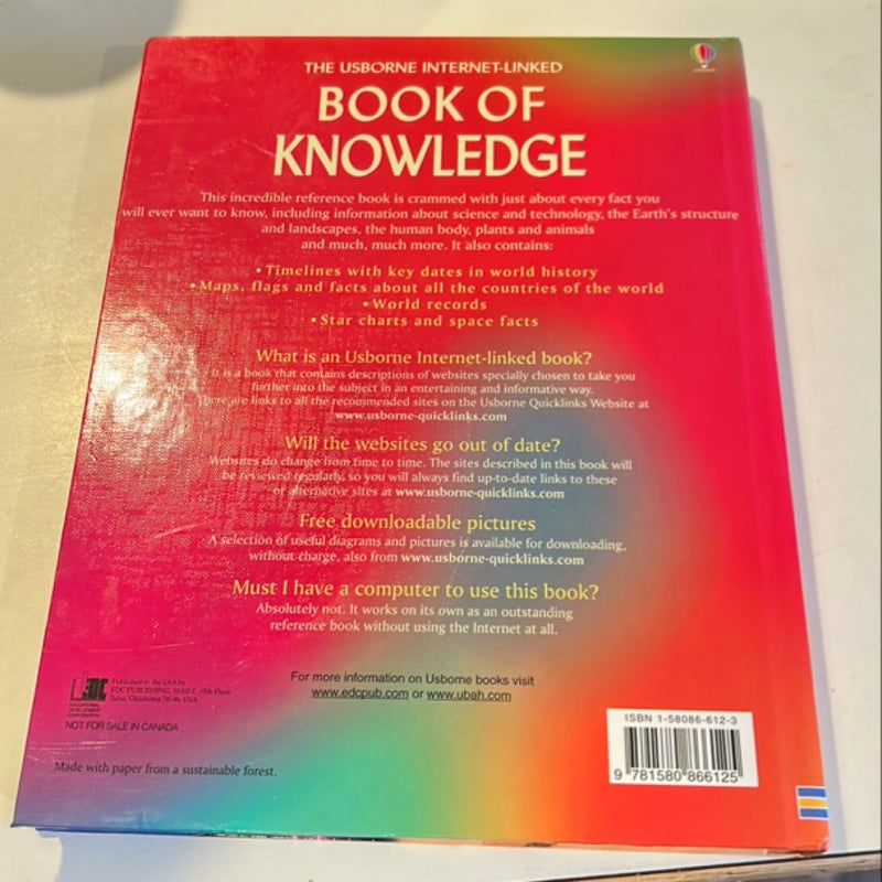 The Usborne Internet-Linked Book of Knowledge