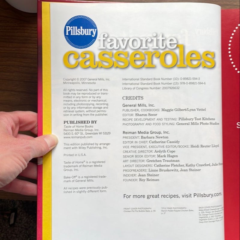 Pillsbury Favorite Casseroles