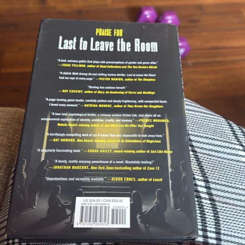 Last to Leave the Room signed copy