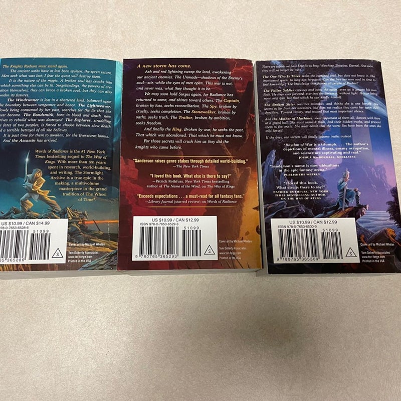 Stormlight Archive Books 2-4