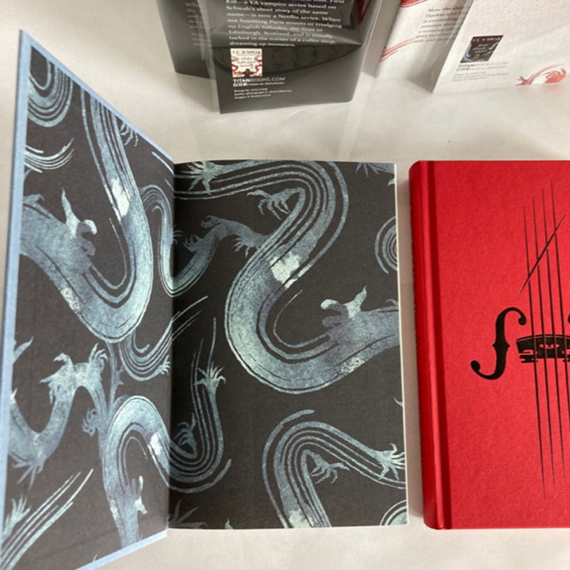Waterstones This Savage Song & Our Dark Duet Collectors Editions w/ Stenciled Edges