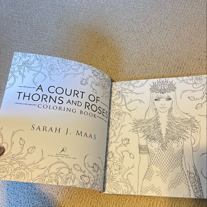 A Court of Thorns and Roses Coloring Book