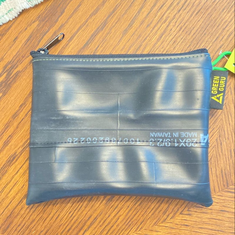 Recycled materials zip lock bag