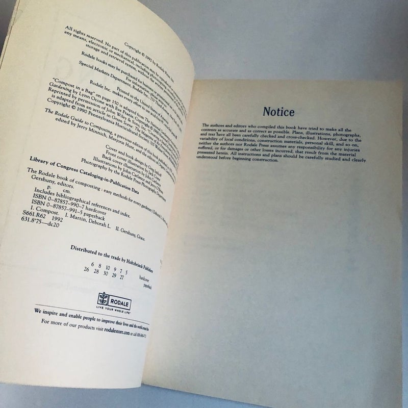 The Rodale Book of Composting