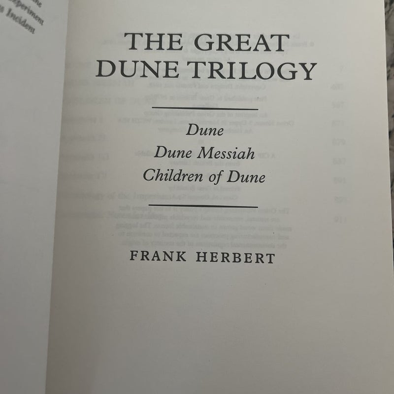 The Great Dune Trilogy