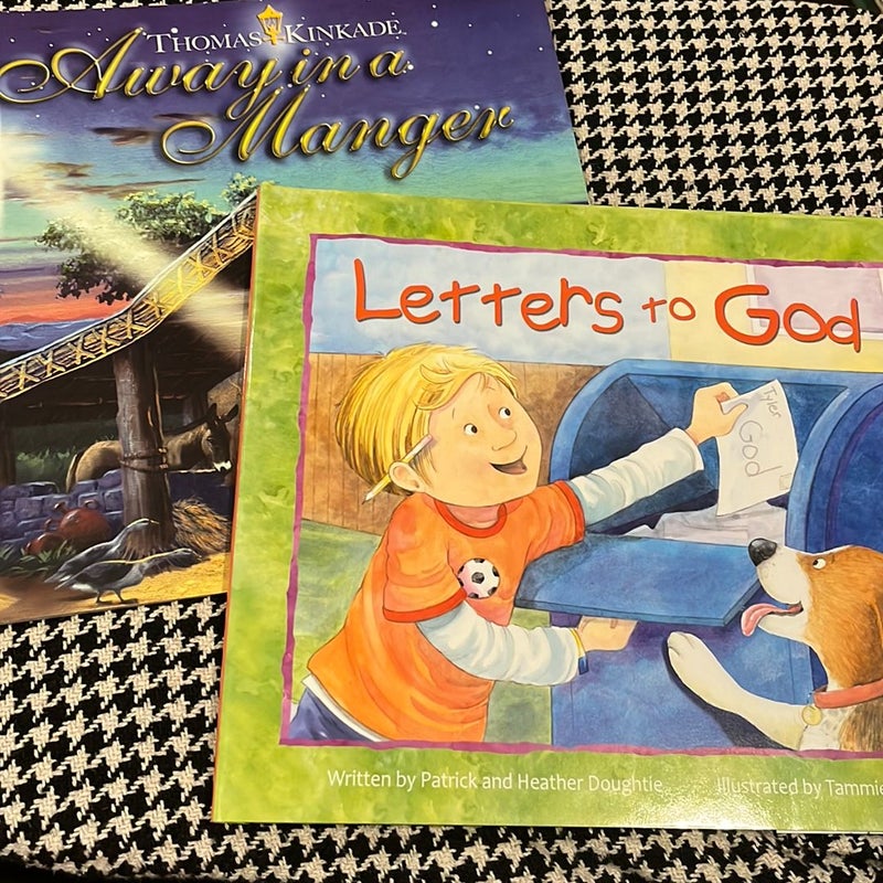 Christian Childrens bundle: Letters to God and Away in a Manger