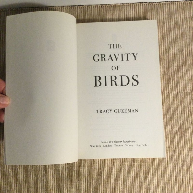 The Gravity of Birds by Tracy Guzeman, Paperback Pangobooks