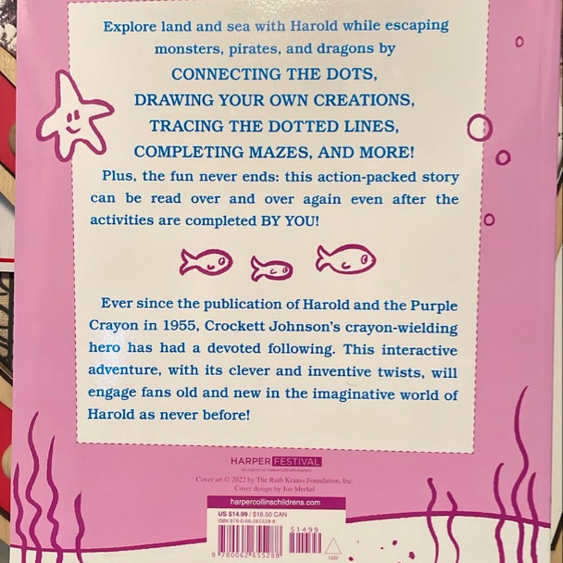 My Adventure with Harold and the Purple Crayon Activity Book