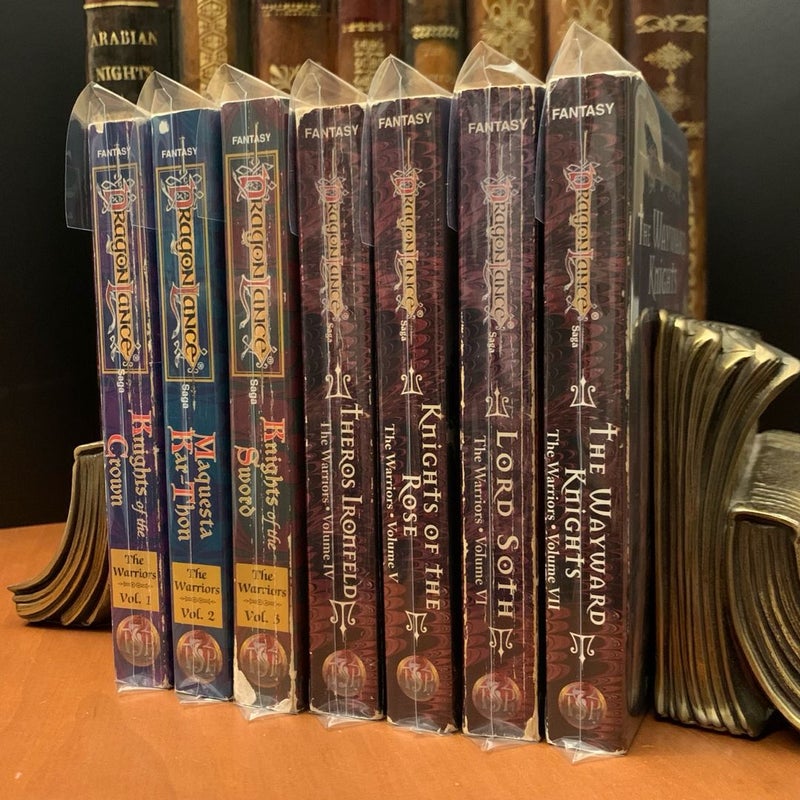 DragonLance: Complete Warriors Series Set: Knights of the Crown, Maquesta Kar-Thon, Knights of the Sword, Theros Ironfeld, Knights of the Rose, Lord Soth, The Wayward Knights