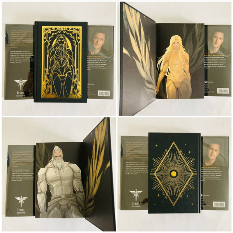 Red Rising Trilogy SIGNED Fairyloot Iron Editions w/ Fairyloot Red Rising Bookmarks!