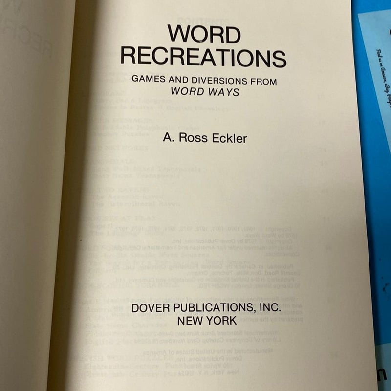 Word Recreations