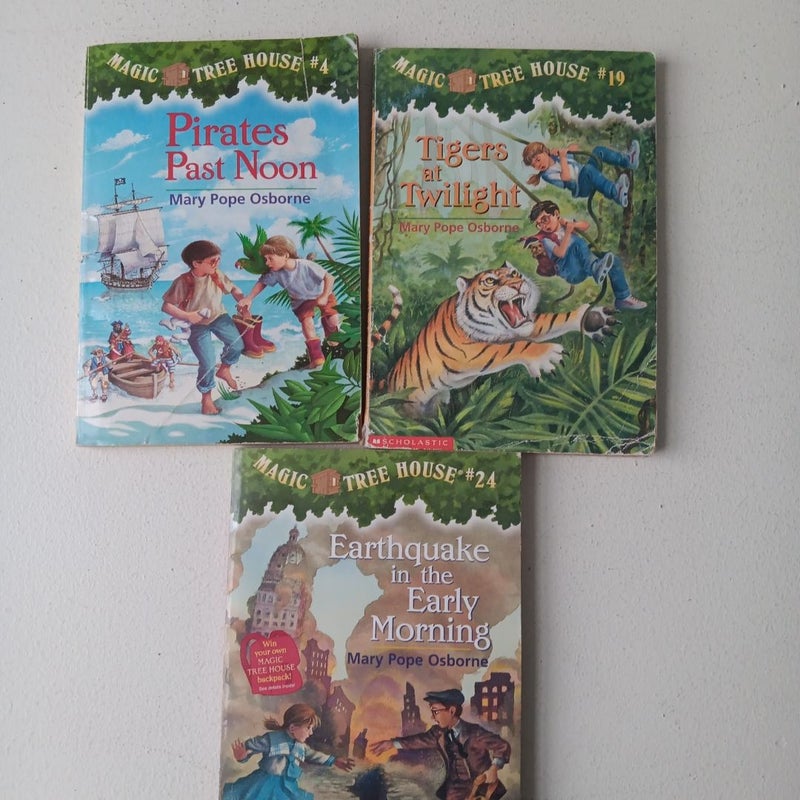 Magic Tree House 3 Book Bundle Volumes 4, 19, 24