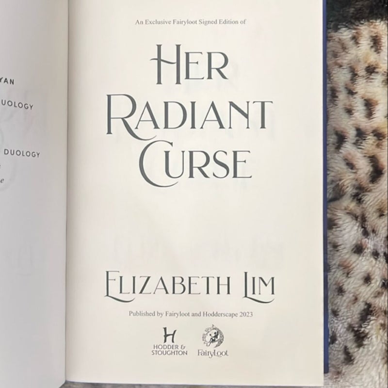 Her Radiant Curse UNSIGNED FAIRYLOOT EDITION