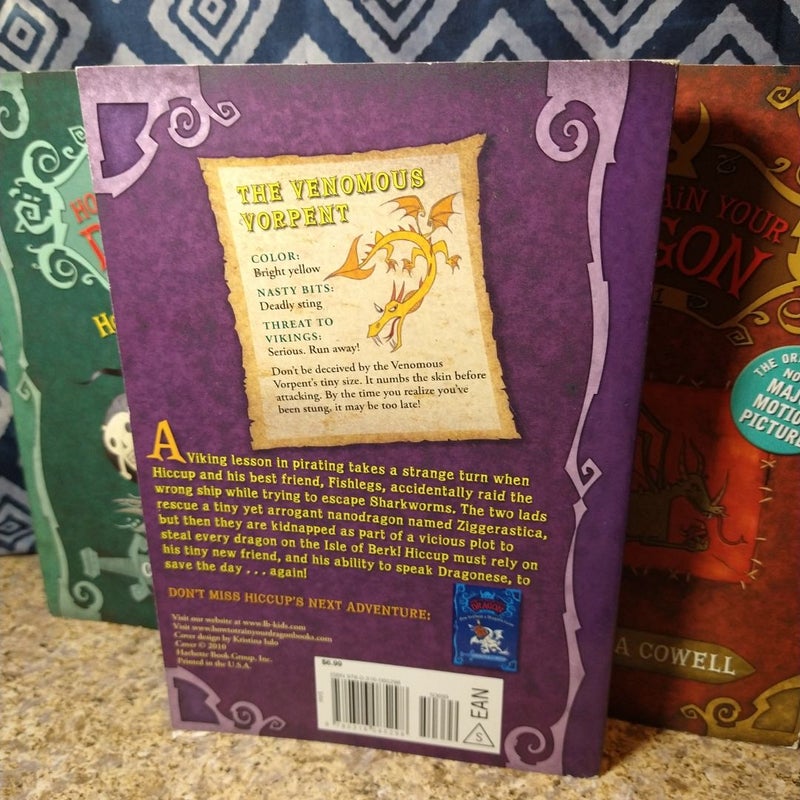 How to Train Your Dragon 3 book set