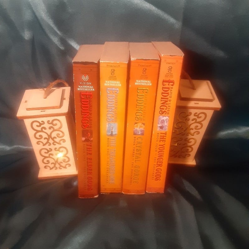 4 David Eddings The Dreamers book set, The Elder Gods