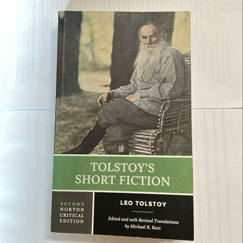 Tolstoy’s Short Fiction
