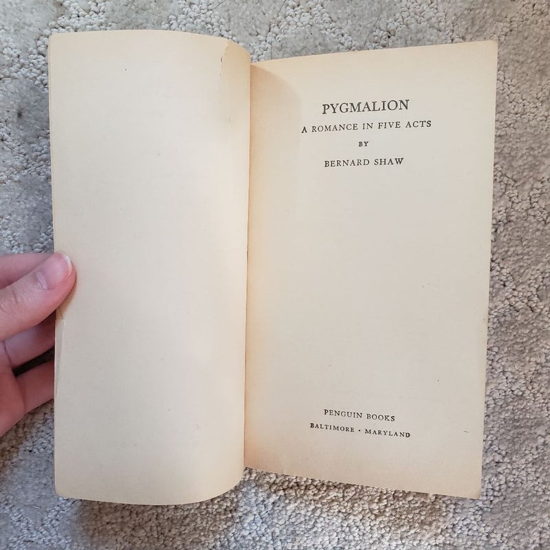 Pygmalion (Penguin Books Edition Reprint, 1966) 