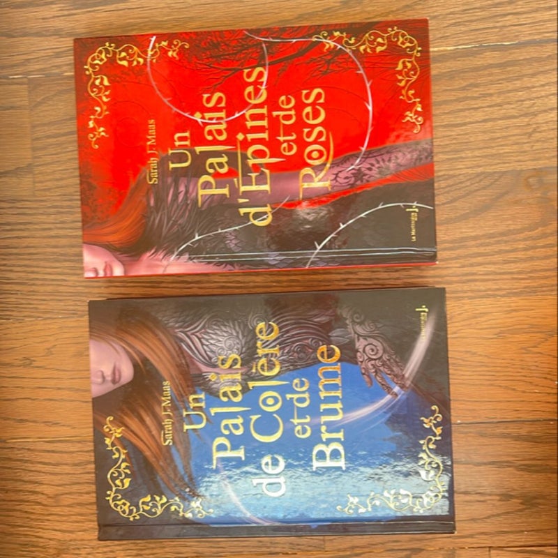 A Court Of Thorns & Roses & A Court Of Mist & Fury LOT OF 2