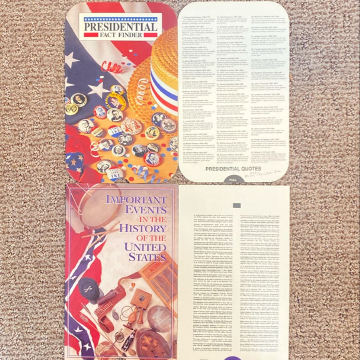 Perrygraf: Presidential Fact Finder/Important Events in the History of ...