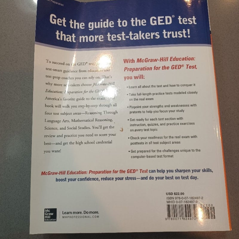 McGraw-Hill Education Preparation for the GED® Test