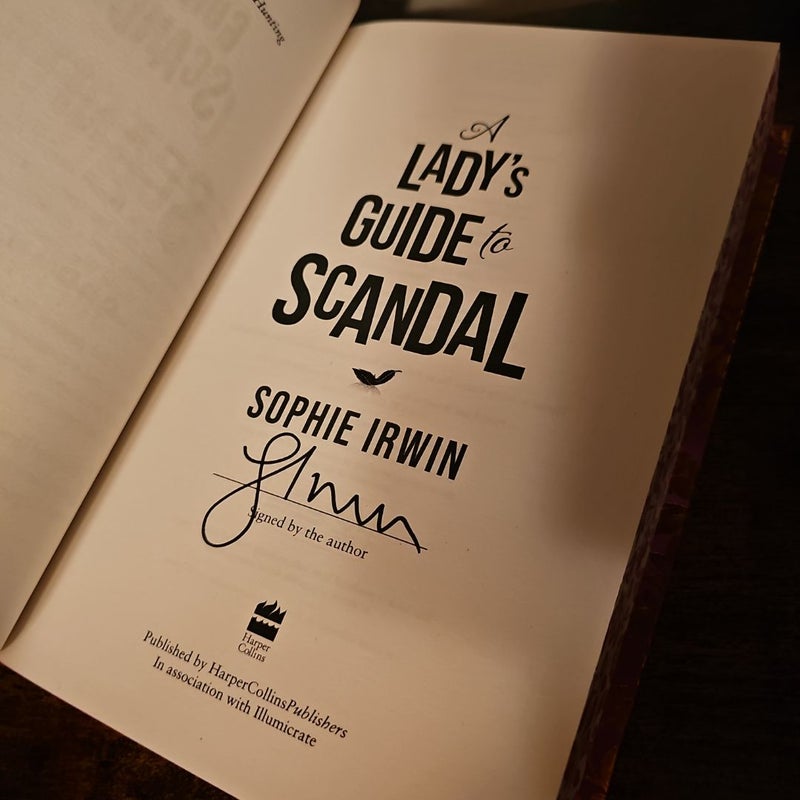 A Lady's Guide to Scandal (Afterlite Exclusive) Sprayed Edges/Signed